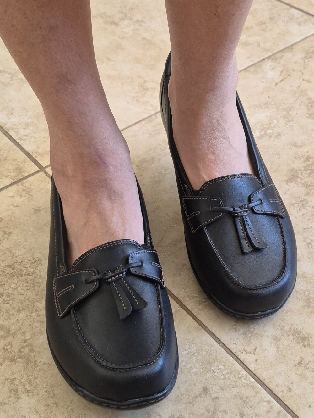 Clarks Ashland Bubble Loader, Upper Leather Slip-Ons Sz 11 - Picture 13 of 17